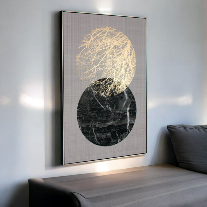 Lunaire, toile encadrée