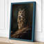 Tawny Owl Perched Japandi 1 Piece Wrapped Canvas Wall Art-1932361050-1932361027