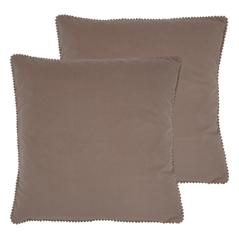 Square Throw Cushion, Marine Blue, Feather
