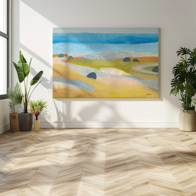 «Islandais Meadow Whimsy», grande impression sur toile, H 36 po x l 54 po