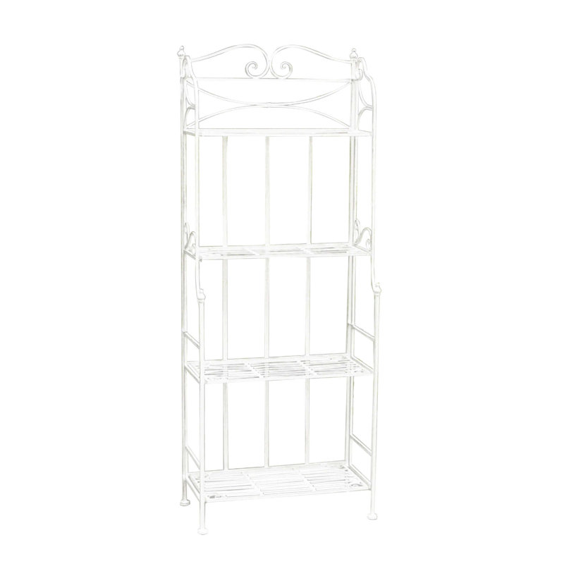 Broyles Metal Plant Stand, White