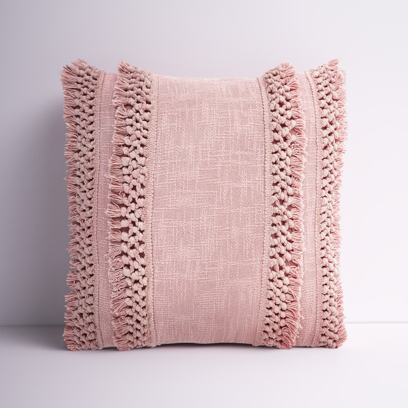 Dion Square Cotton Pillow Cover & Insert