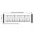 Uriegas 39.5cm H x 183cm W Black Metal Fencing with 1 Panel(s) Included