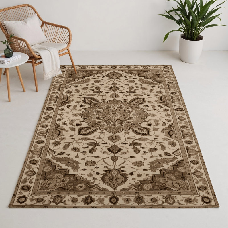 Tapis intérieur et extérieur Tabriz, Rond 5 pi