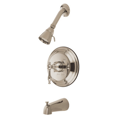Kingston Brass Milano Single-Handle Pressure Balanced Tub and Shower Faucet