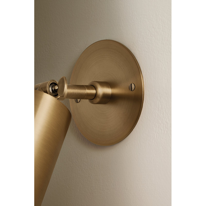 Caleb Wall Sconce, Patina Brass