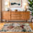 Rug Runner Washable - Hallway Runners Abstract Non-Slip Pet Friendly Low Pile Rug Soft Indoor Floor Mat Front Door for Bedroom Entryway Laundry Red-2007568866