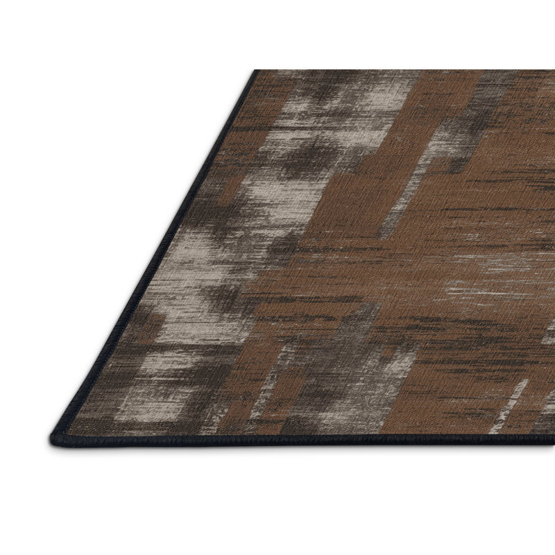 Tapis abstrait lavable à la machine