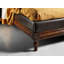King Solid Wood and Upholstered Standard Bed