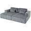 Canapé-lit double U_Style en velours côtelé avec 2 coussins pour les salons, les appartements et les bureaux-483486433