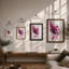 Woman in Motion Modern - Framed Print-153907473-153907487