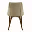 Chaise d'appoint en microfibre polie