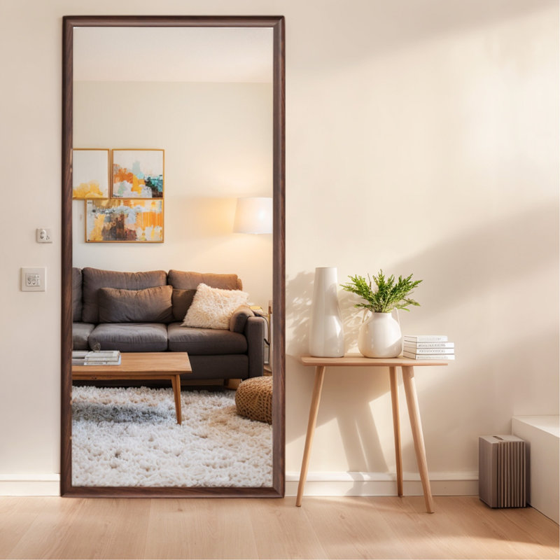 Full Length Mirror 70"x 31", Wall-Mounted Mirror, Wooden Frame,vintage full length mirror,Stylish Big and Tall Body Mirror