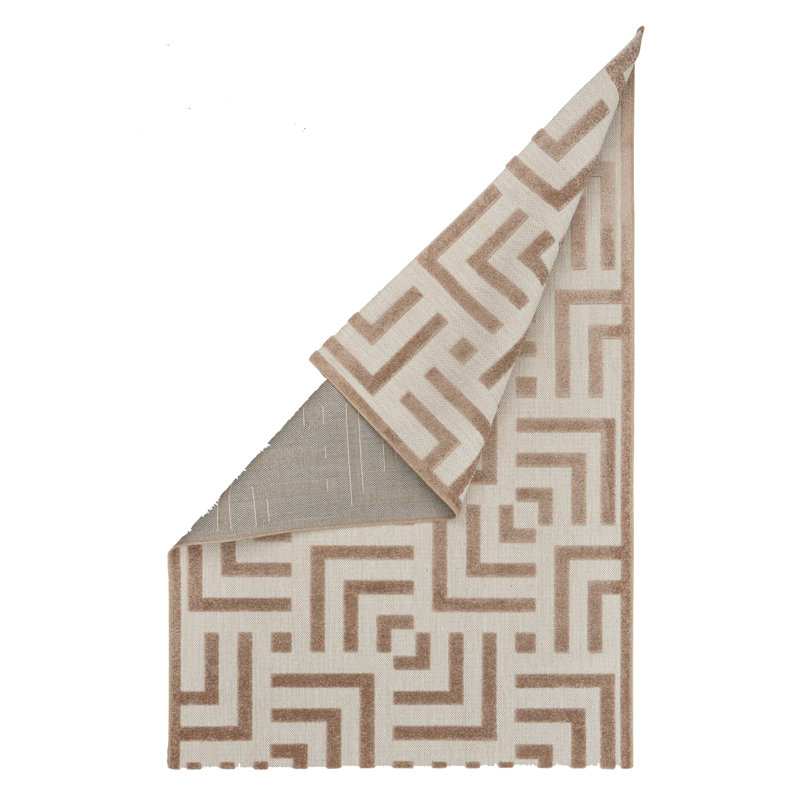 Stig Geometric Indoor / Outdoor Rug, Runner 3'7" x 7'3"