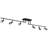 62'' 6 -Light Fixed Track Track Kit with Dimmable