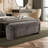 Banc de rangement rembourré avec tabouret Aseeb-333640442
