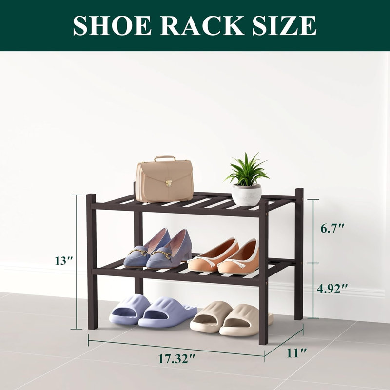 Bamboo Shoe Rack