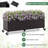 Raised Garden Bed All-Weather PE Rattan Wicker Patio Planter Box with Wheels-2127516813