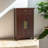 8 Pair Solid Wood Shoe Storage Cabinet