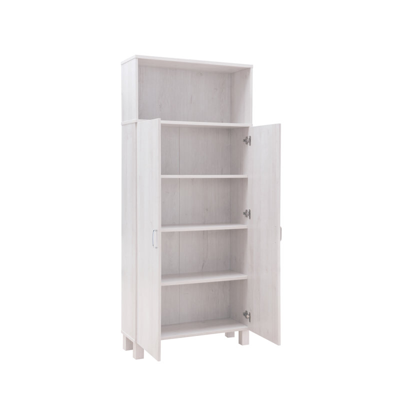 Alaeddine 31.25 " W Armoire, White Oak