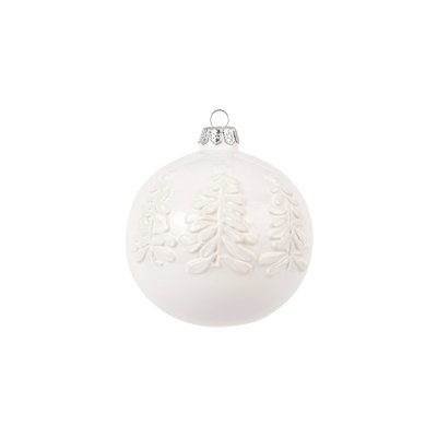 Lastra 4'' Handmade Terra Bianca Trees & Wreaths Ornament