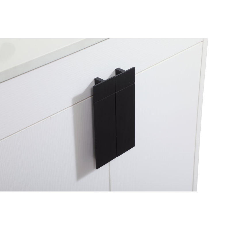 Ensemble de meuble-lavabo simple 24 po Eugene, blanc