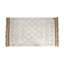Tapis touffeté en coton avec frange