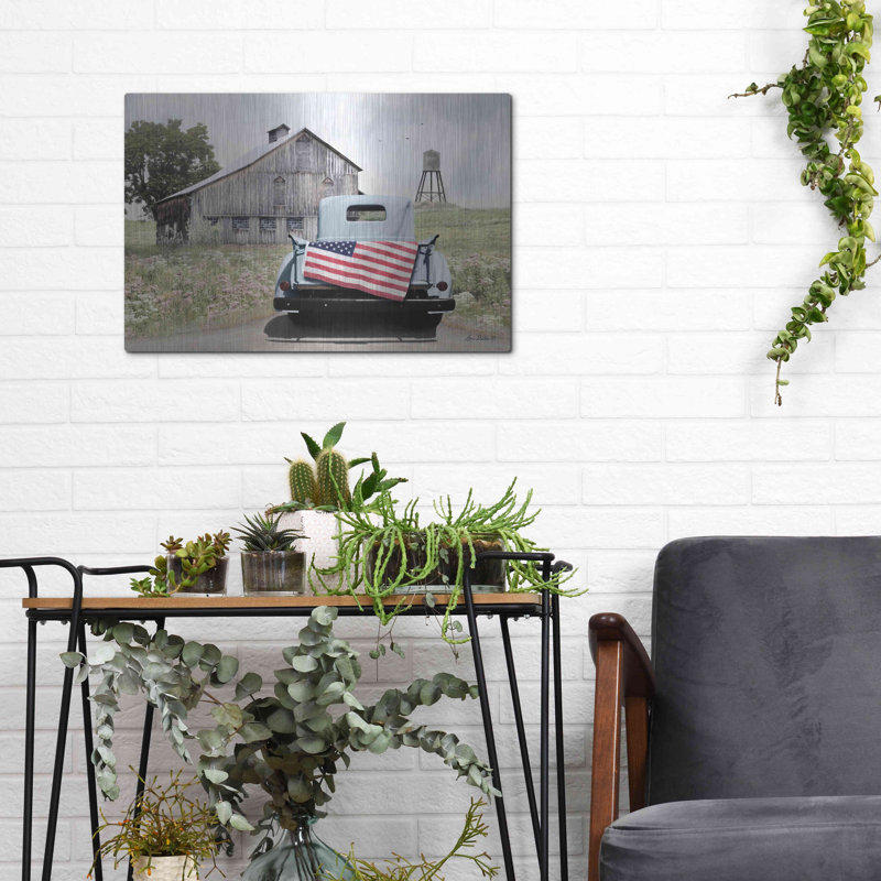 «American Tailgating» par Lori Deiter, H 12 po x l 16 po