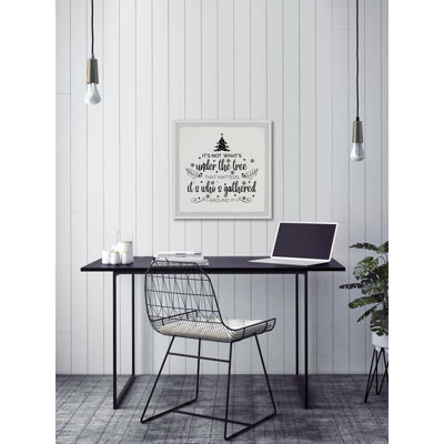 Under the Tree 1 Piece Single Picture Frame Wall Art