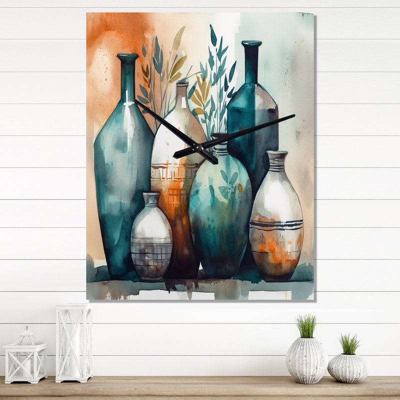 Irmentraud - Horloge murale Boho, H 40 po x l 30 po x P 1 po