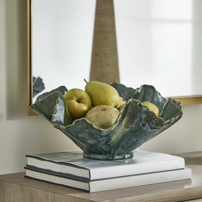 Bol d'extérieur émeraude Uttermost Verdant Bloom