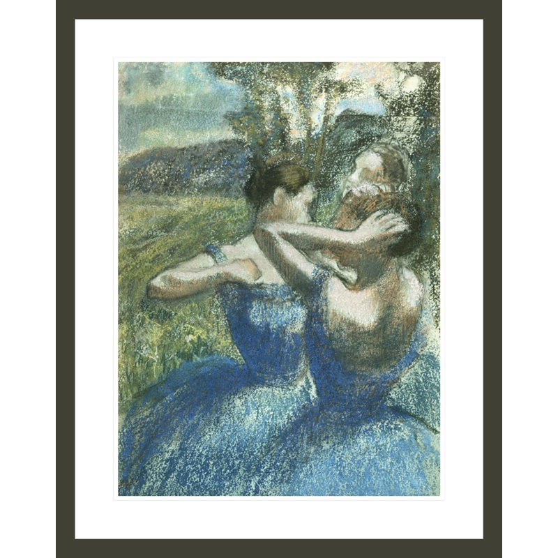 «Three Dancers» par Edgar Degas, impression giclée encadrée, H 29,38 po x l 23,5 po