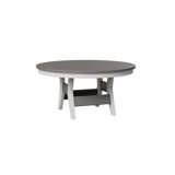 Berlin Gardens Harbor Regular Top With White Base Round Bar Table