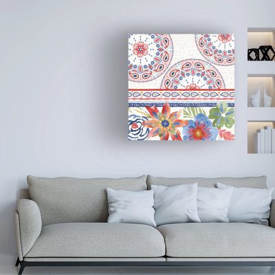  «Dina June Festive Summer II», art mural sur toile