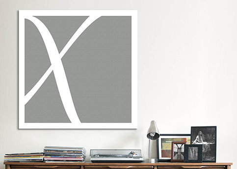 Lettres, monogrammes, & noms, H 18 po x l 18 po x P 1,5 po, x