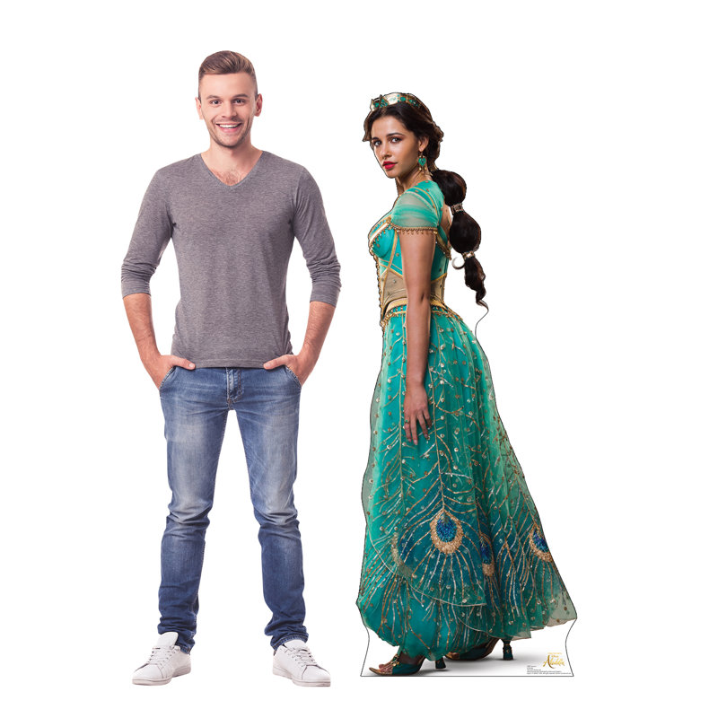 Life-Size Jasmine Aladdin Cardboard Stand-Up, 69in
