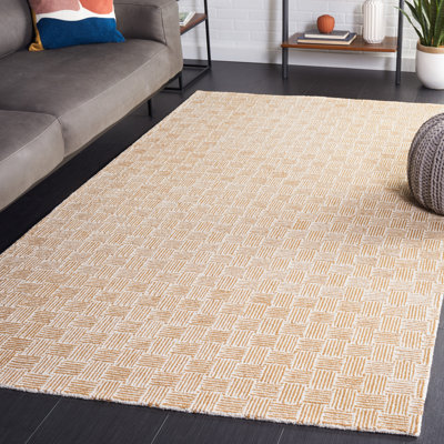 Tapis Micro-Loop 537 doré clair / ivoire