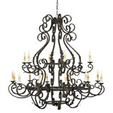 French 18 - Light Chandelier