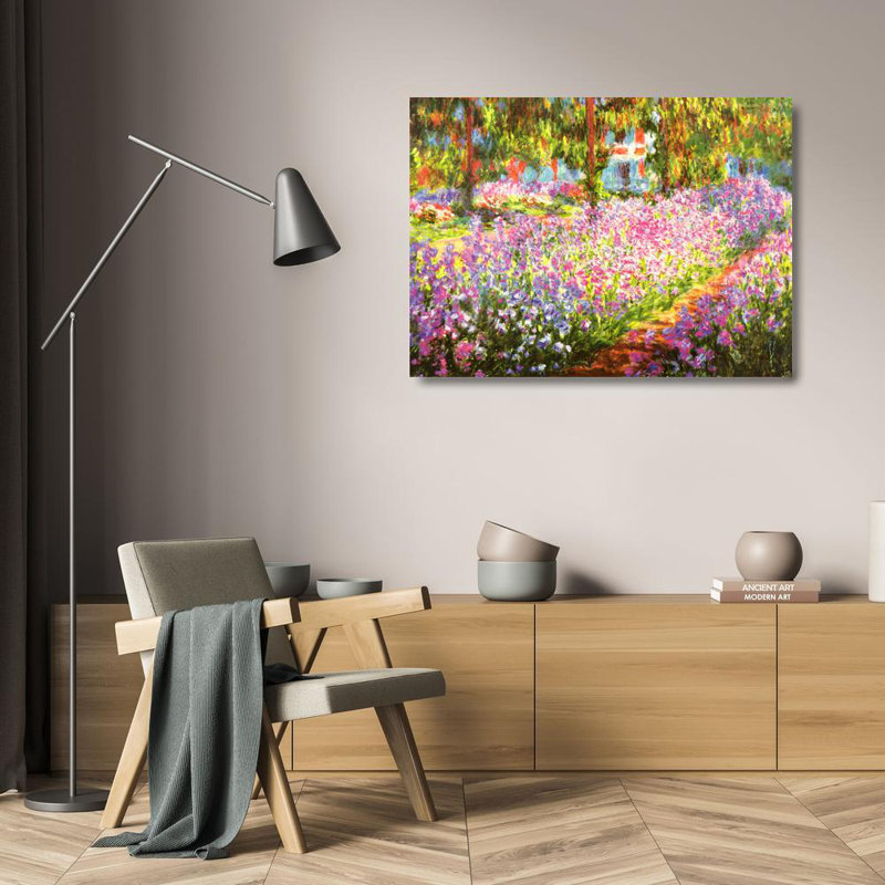 Garden At Giverny, 18" H x 24" W