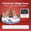 Vidaxl Christmas Village Multicolour 22 X 21.5 X 17 Cm Plastic