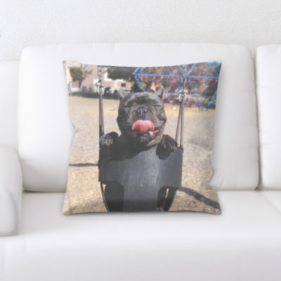 Microsuede Throw Pillow