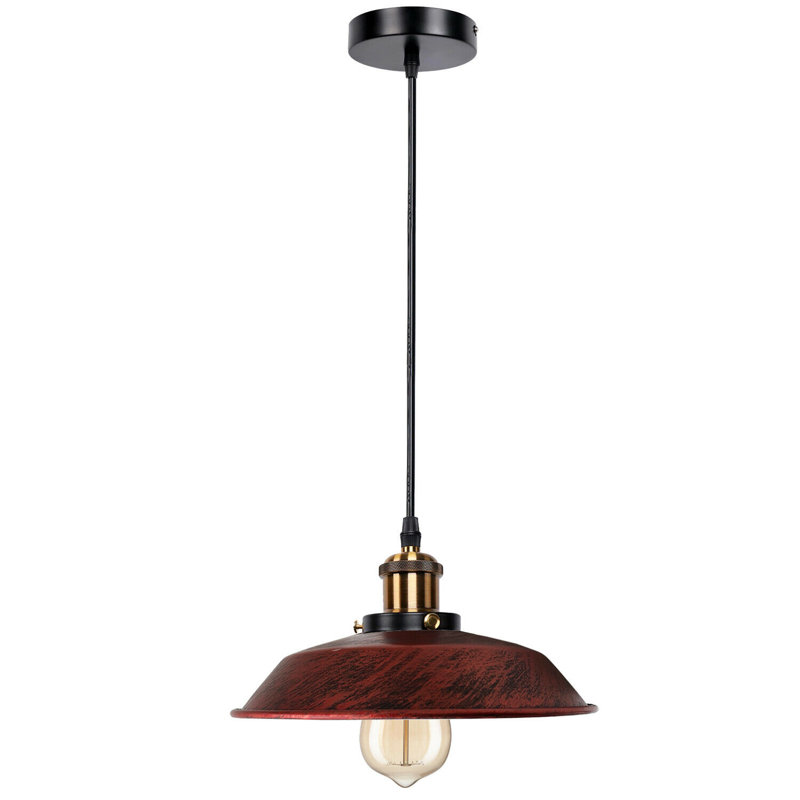 Guerra 1 - Light Dome Pendant, Rustic Red