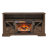60 Inch Electric Fireplace  Entertainment Center With Door Sensor-Reclaimed Barnwood Color-595964563