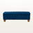 Johs Storage Bench in  Navy Blue Velvet Fabric Upholstered, 17.32'' H X 52.17'' W X 16.73'' D-1405234163