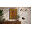 Golden Mandala Rising Botanical - Framed Print-541411820-541411821