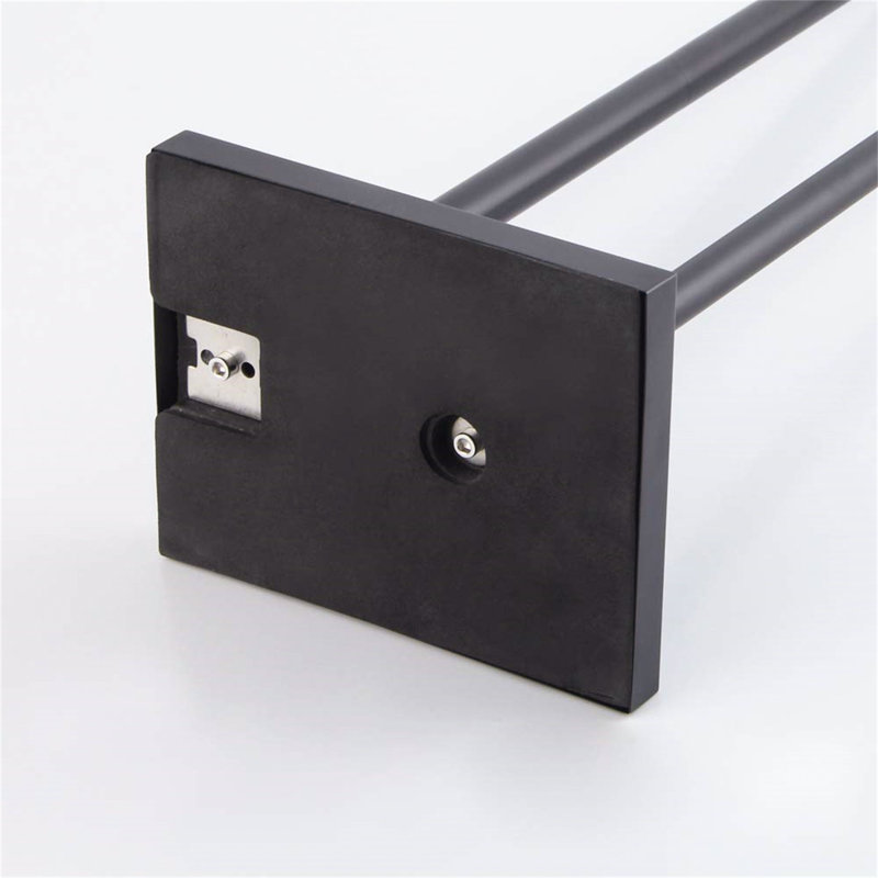 Vanpelt Free Standing Toilet Paper Holder, Black