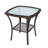 Moumoune Square Glass Outdoor Side Table