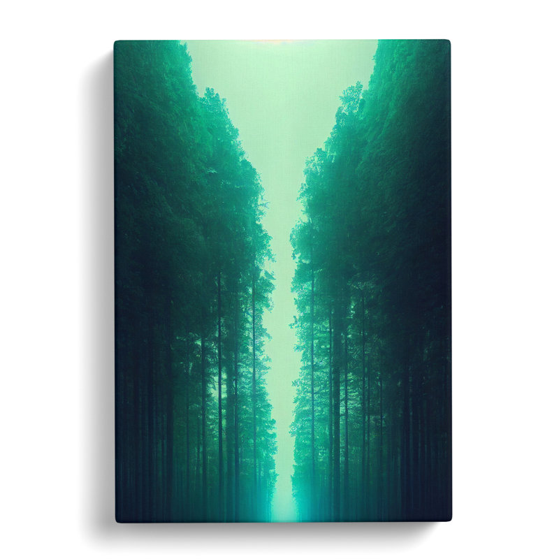 The Forest Tunnel - Wrapped Canvas Print, 76cm H x 50cm W x 3cm D