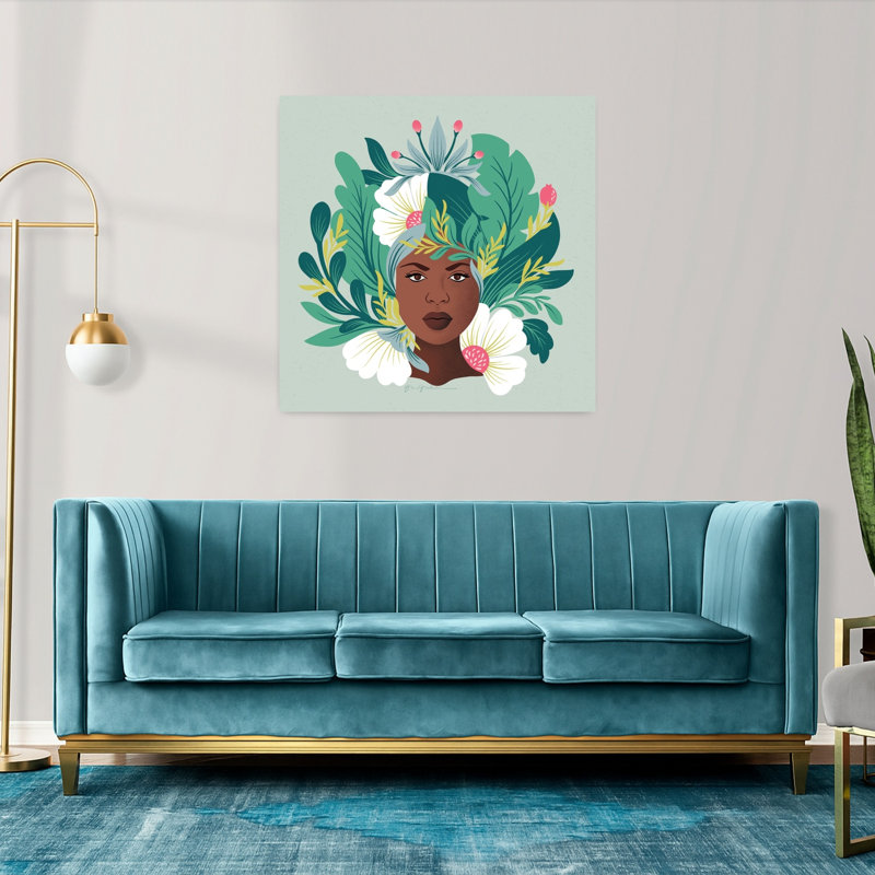Lush Life VII, plante abstraite, art tropical, H 36 po x l 36 po