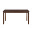 Classic 6Pc Dinng Set Table Bench 4X Chaises Similicuir